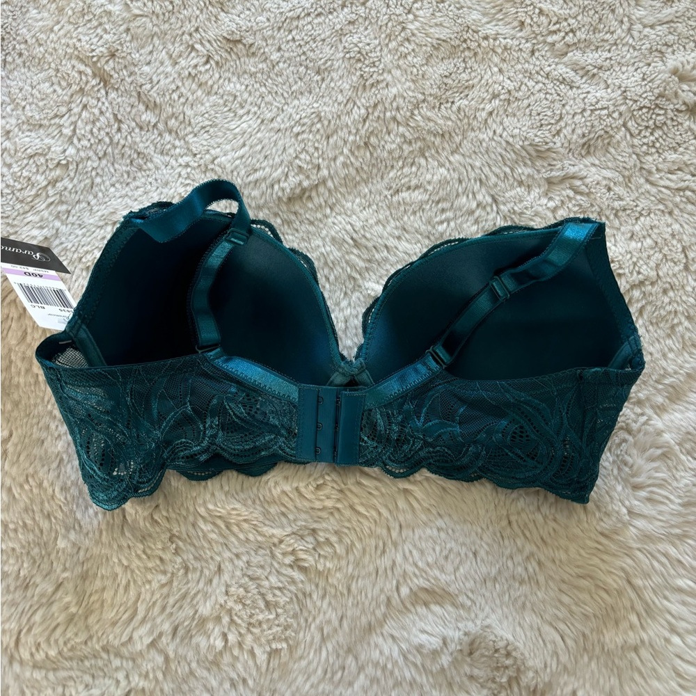 NWT Paramour Blue Turquoise Lace Push Up Bra Size 40D - Picture 4 of 4